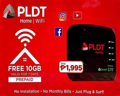 PLDT Home Prepaid WiFi Priced at 995 Pesos with FREE 10GB .